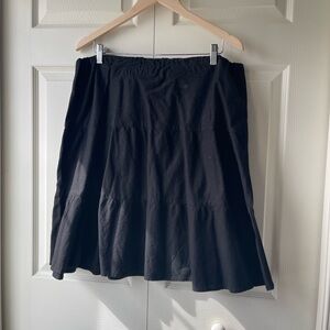 Faded Glory Women's Black A-Line Skirt